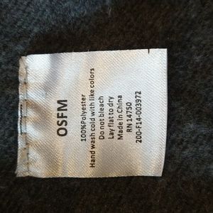 brand new scarf grey and black